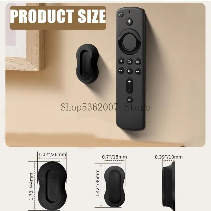 silicone remote control holder perekat stiker nonslip untuk rumah kantor kompatibilitas instalasi mudah 40JB