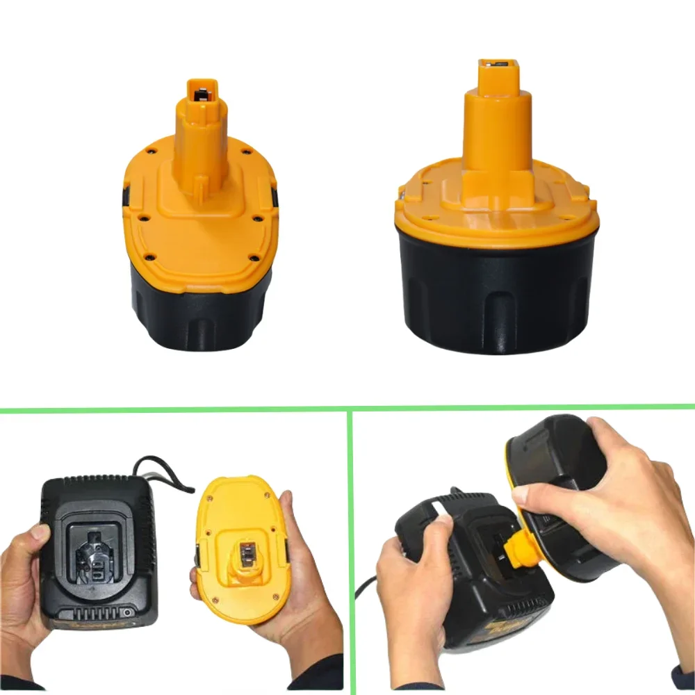 DC9096 per Dewalt 18V 4800/6800/9800/12800mAh ni-mh batteria DC9098 DC9099 DW9095 DW9096 DW9098 DE9038 DE9096 batteria per utensili elettrici