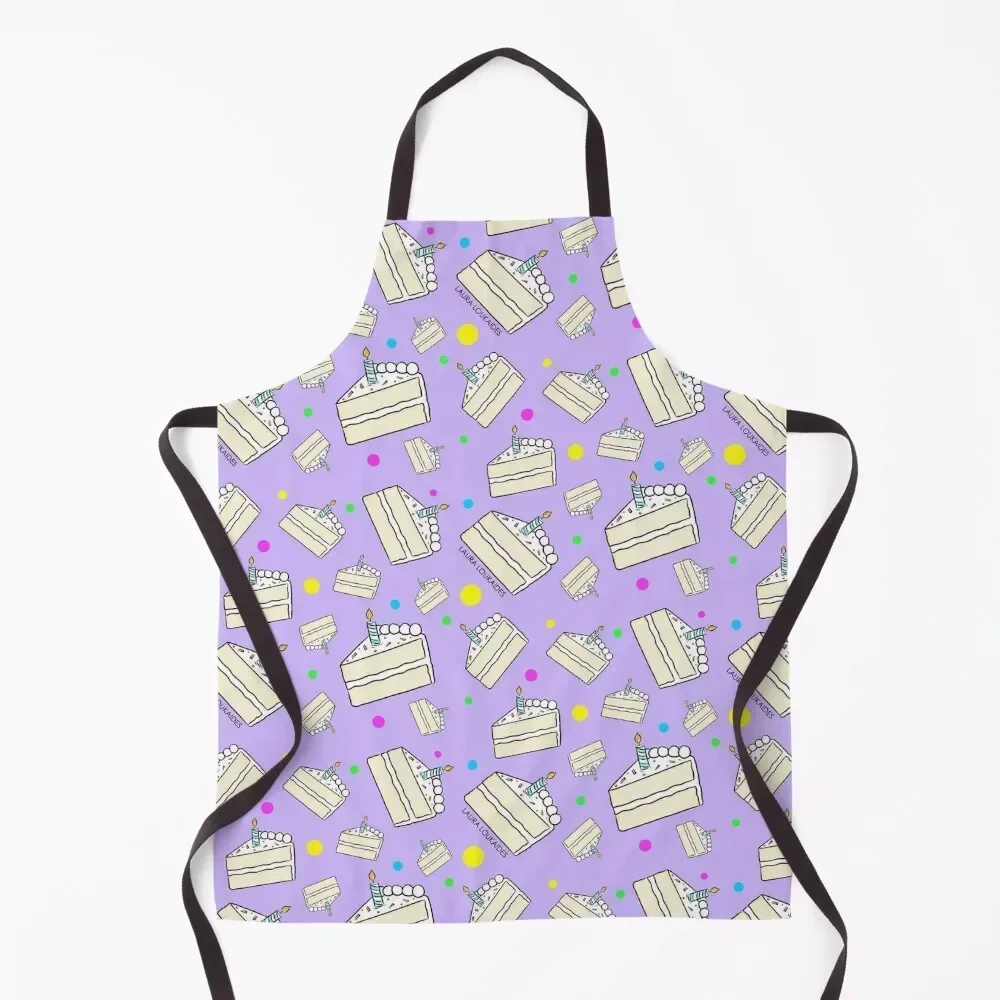 

Birthday Cake Slice Apron Kitchen Things For Home Kitchen And Household Goods For Nail Stylist Apron