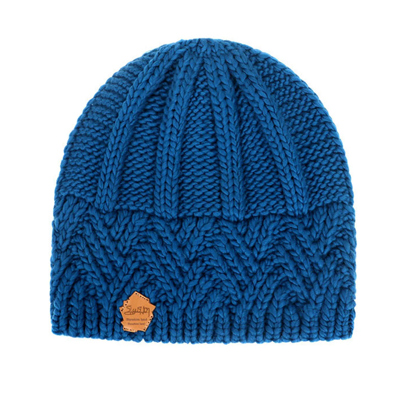 Thick Warm Needle Knitted Hat Autumn Winter Pom-Pom Cap For Winter Fall Wear