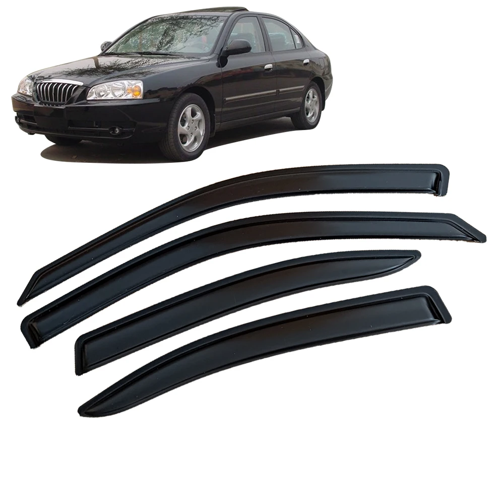 

Оконный козырек для Hyundai Elantra 2001 2002 2003 2004 2005 2006, ветровые дефлекторы, защита от дождя, дверной козырек, вентиляционные шторы, вентиляционный козырек