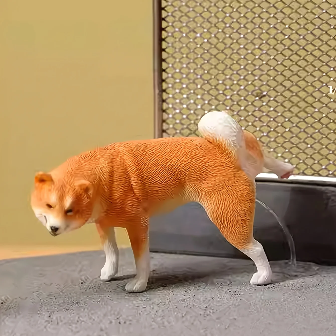 ชุดฟิกเกอร์ชิบะอินุขนาด 1/6 พร้อมของเล่นจำลองอุจจาระและปัสสาวะ ของตกแต่งบ้าน ของขวัญวันเกิดสุดสร้างสรรค์