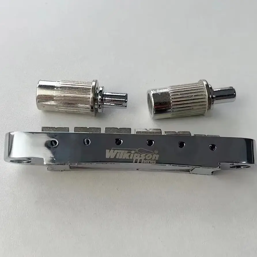 Hot-selling products-Wilkinson  Electric Guitar Fixed Bridge Wilkinson Pull String Plate Code Silver