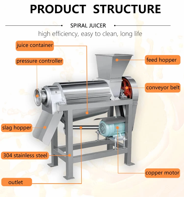 Industrial Fruit Juicer Citrus Orange Juice Extractor Machine
