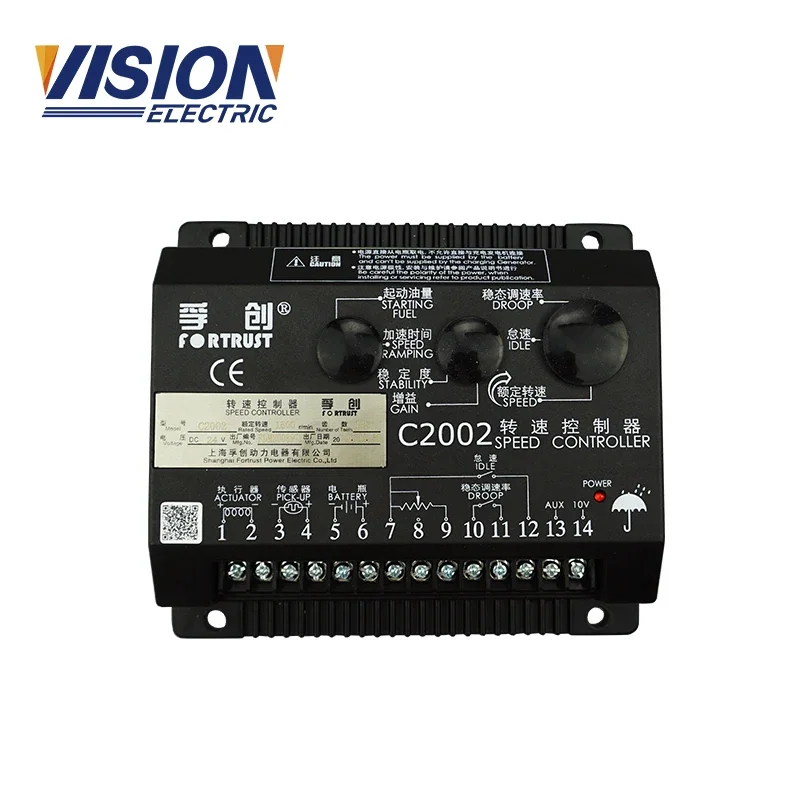 CE Certified High Quality Speed Controller C2002 Steady State Control  Governor regulador de velocidad C2002