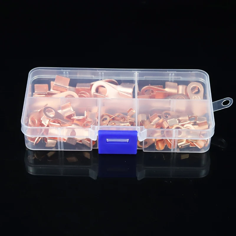 80PCS/10PCS Copper Battery Cable Connector Terminal Open Lugs Wire Terminals Mayitr OT-3A OT-10A OT-20A OT-40A OT-60A