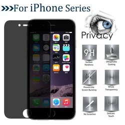 9H Anti Privacy Screen Protector for iPhone 8 7 Plus 6 6s Plus 5 5s SE Protective Glass For iPhone XS Max XR X Anti Spy
