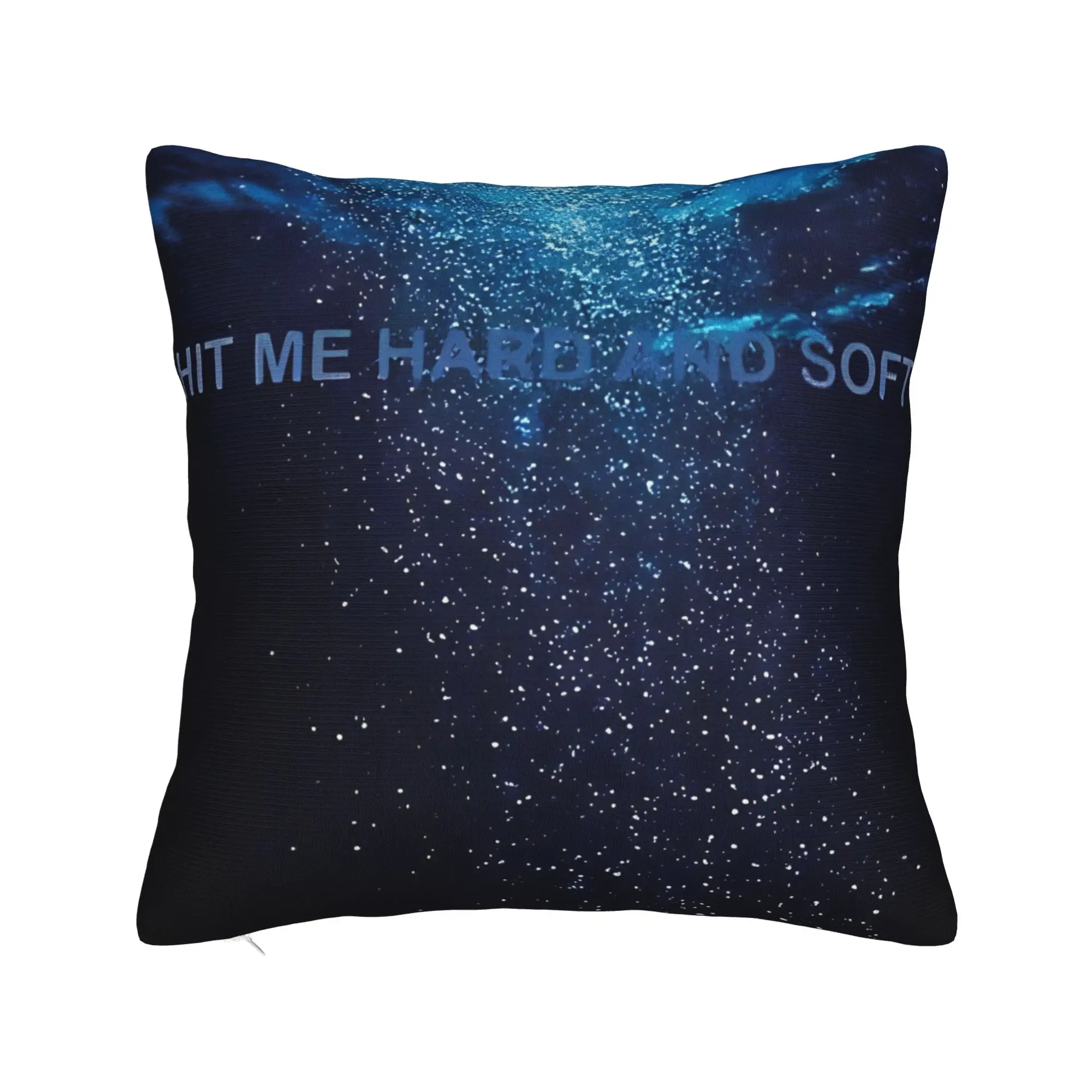 Hit Me Hard and Soft Billies Pillowcase Printing Polyester Cushion Cover Decoration  Throw Pillow Case Cover Home Zipper 45X45cm