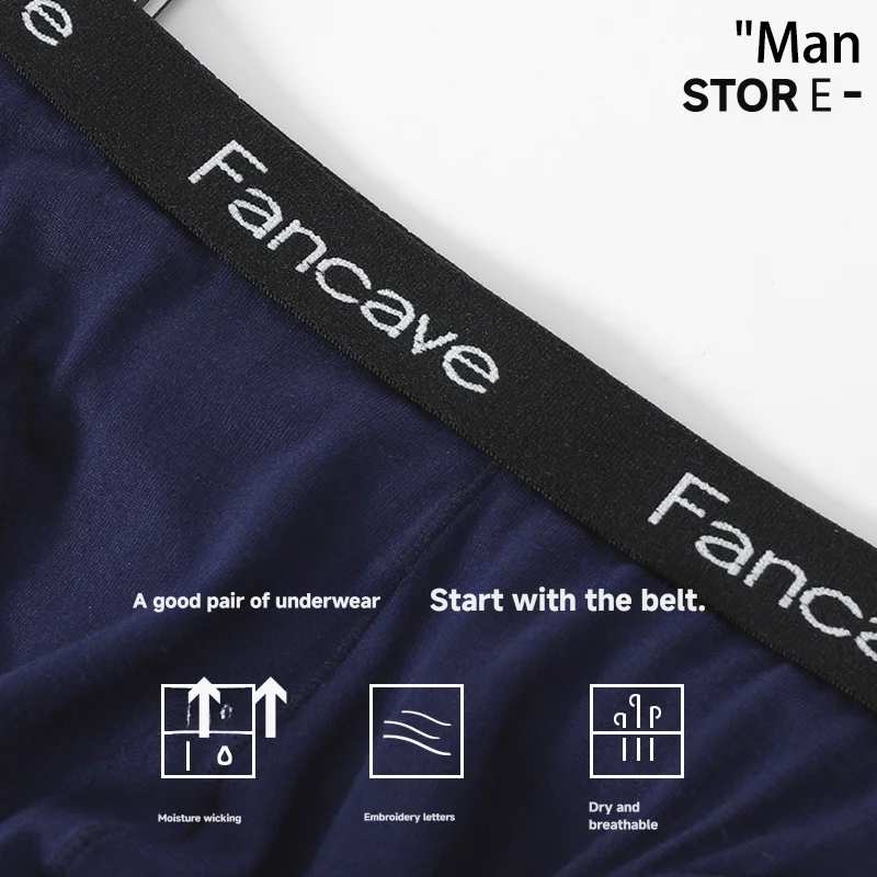 Fancave Men's Sexy Thong Underwear, Fashionable Bikini, Breathable U-Convex One-Line Briefs image 4