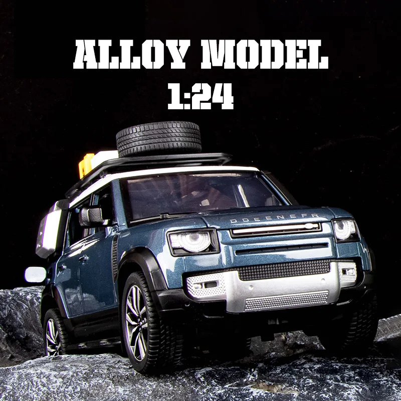 

1:24 Outdoor Off-road Vehicle Alloy Model, Simulated Sound And Light, Exquisite Desktop Ornaments, Christmas/birthday Gifts