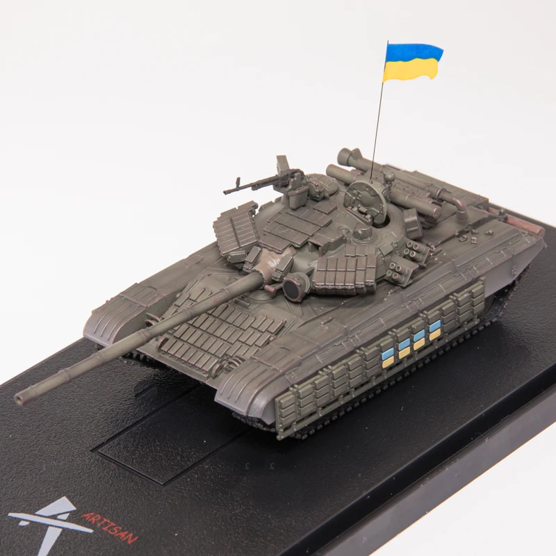 

1:72 Scale Ukrainian T-64BV Main Battle Tank T64 Simulation Plastic Tracked Tank Model Static Display Collectible Gift Souvenir