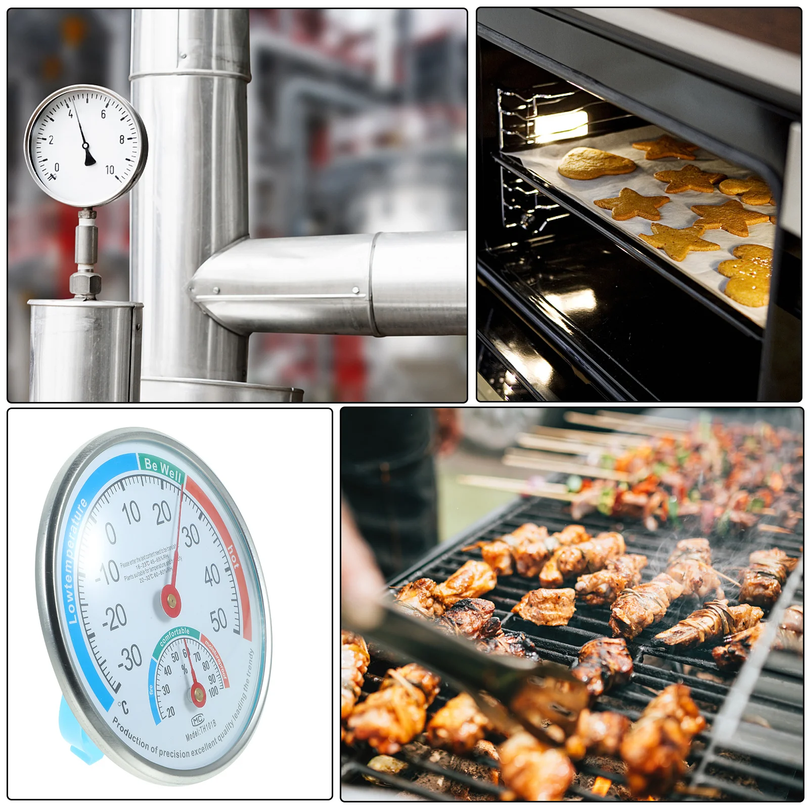 

Digital Hygrometer Thermometer -30 To 50 Degree For Refrigerator Freezer White Mini Hygrothermograph Humidity Temperature