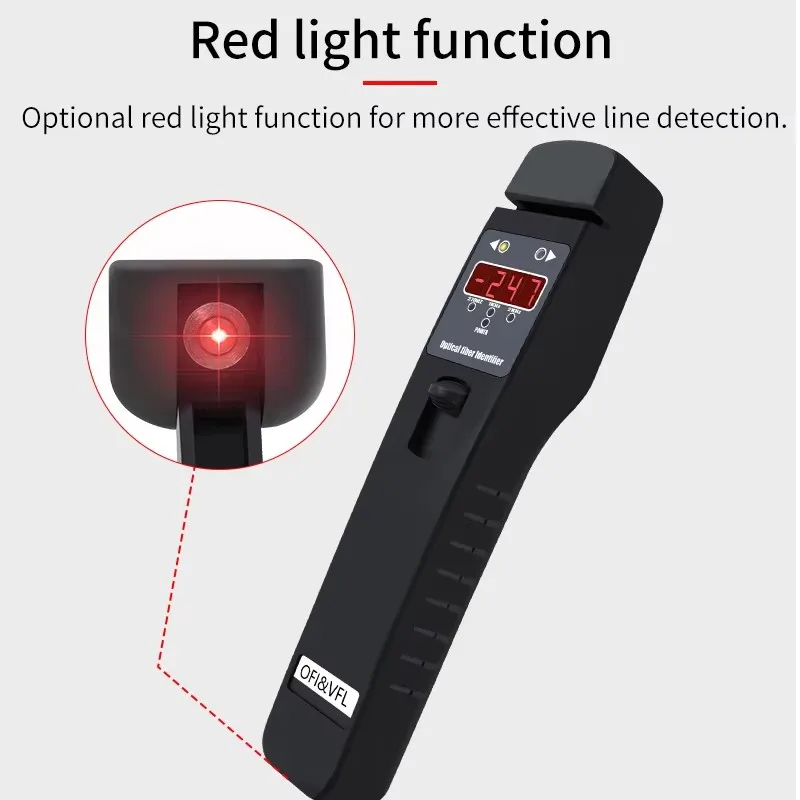 معرف الألياف البصرية معرف الألياف الضوئية المباشرة 800nm-1700nm كابل الألياف محدد الأعطال البصرية