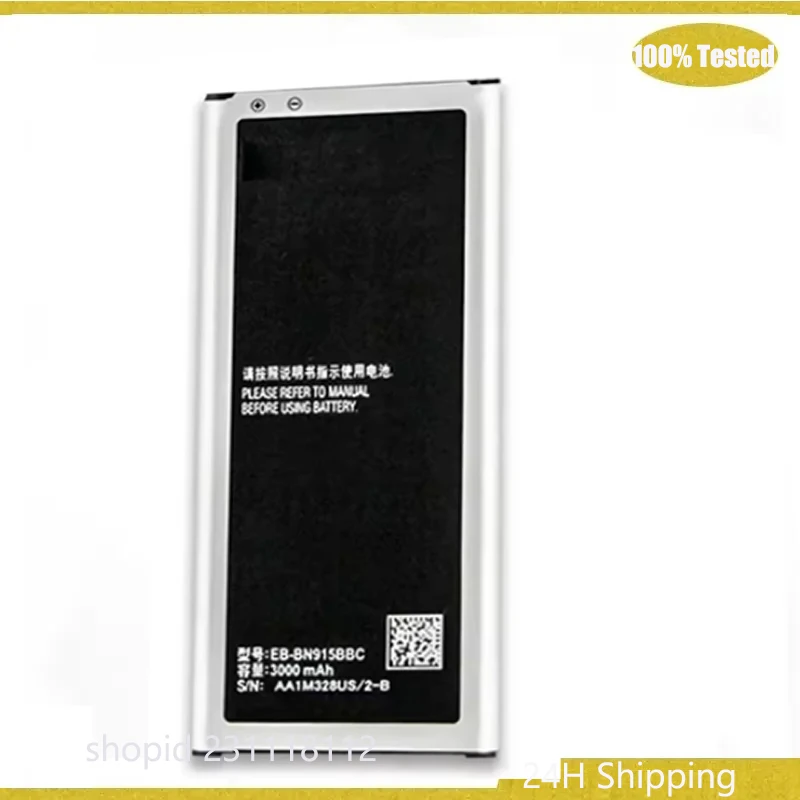 Batería EB-BN915BBC EB-BN915BBE EB-BN915BBU para Samsung Galaxy Note Edge N9150 N915 D N915K/L/SN915V/G N915F SIN NFC 3000mAh