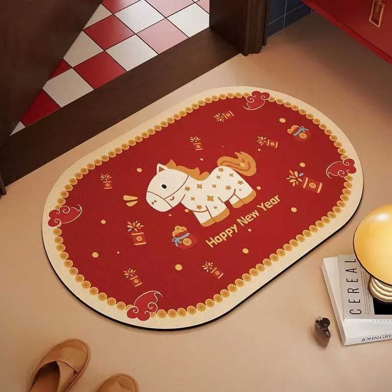 Bathroom absorbent diatom mud toilet  doormat toilet toilet floor mat toilet carpet