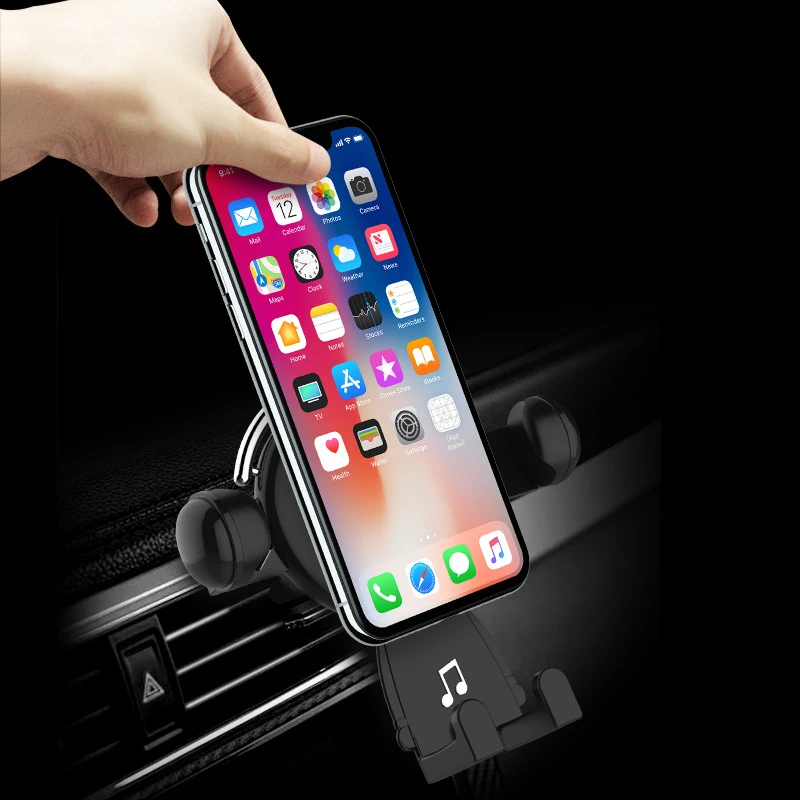 Gravity Car Phone Holder Air Vent Clip Universal Multifunctional Car Phone Mount for IPhone Xiaomi Samsung Car Accessories