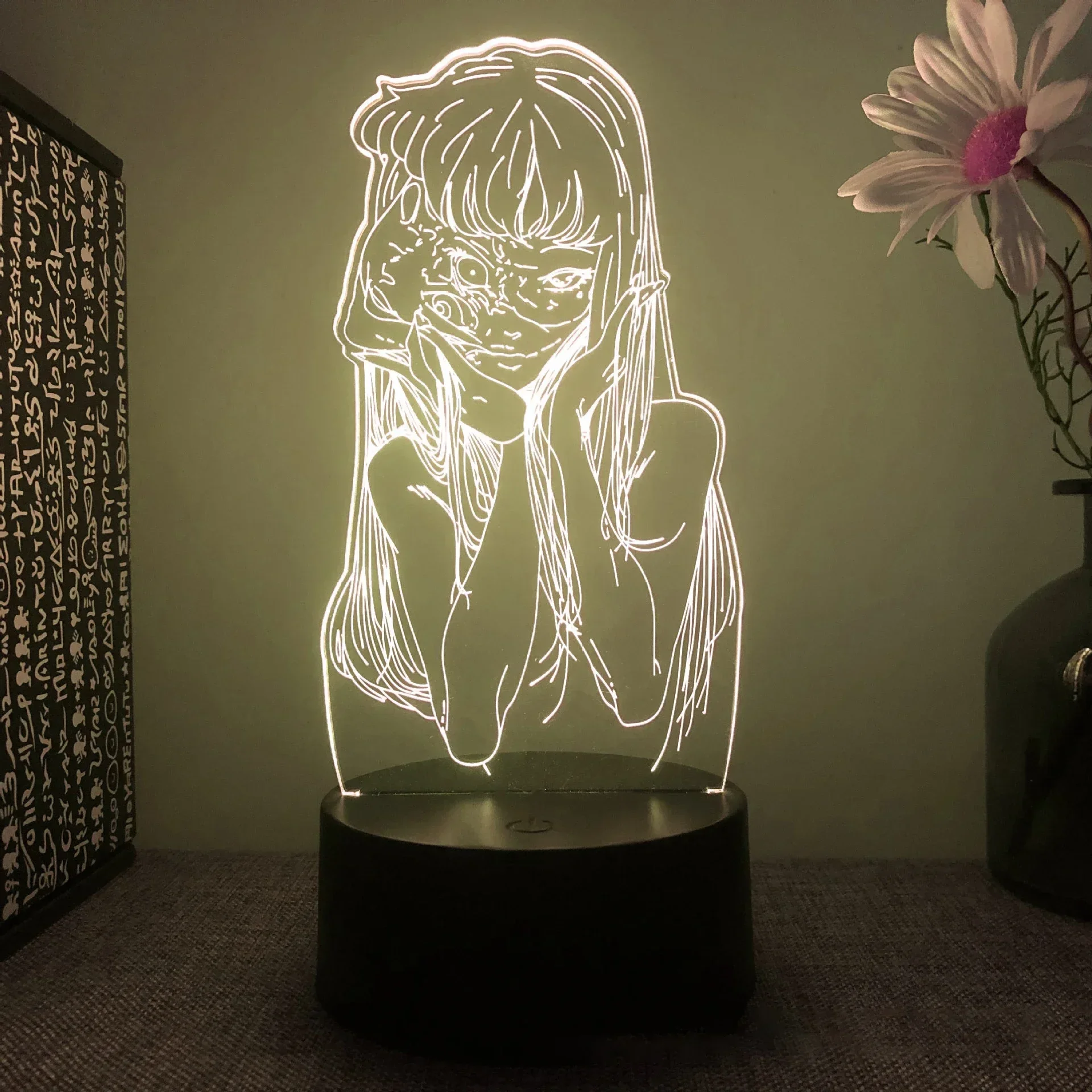 Anime Junji Ito Collection Tomie for Bedroom Decor Junji Ito 3d Lamp Nightlight Birthday Gift Manga Collection Action Figure Toy