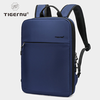 Tigernu Expandable Backpacks For Men 15.6inch Laptop Backpack Bags College Thin Travel Bags Male Lightweight Schoolbag Knapsack