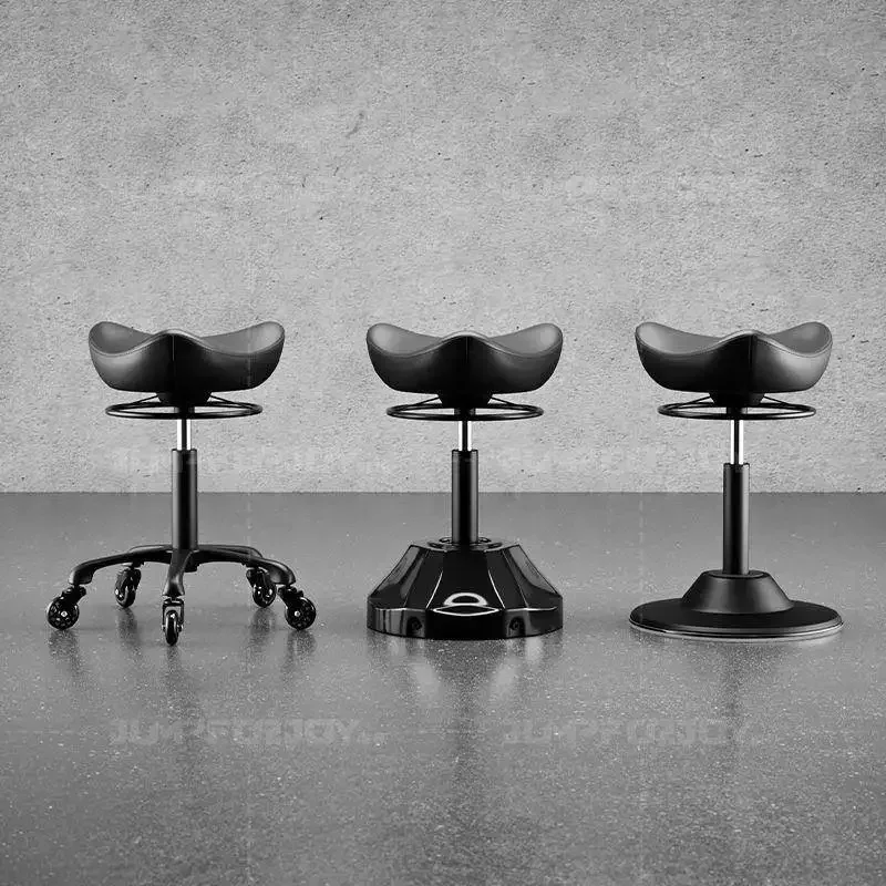 

Beauty Stool Saddle Chair Swivel Chair Tattoo Artist Work Chair Barbershop Hair Pulley Stool Salon Commercial Furniture FYTC