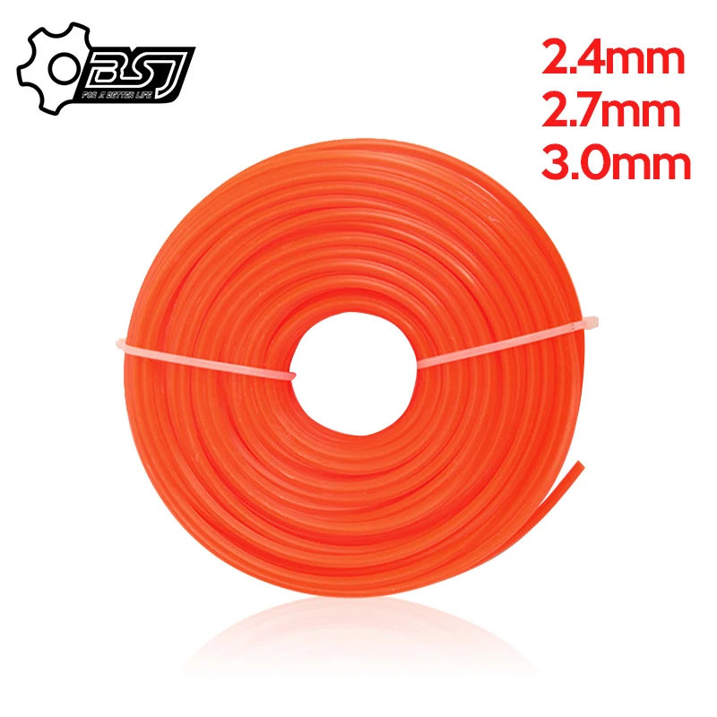 2.4Mm/2.7Mm/3Mm 1lb Nylon Trimmer Lijn Borstel Gras Snijden Onkruid Touw Strimmer Gereedschap Accessoires Grasmaaier Draad