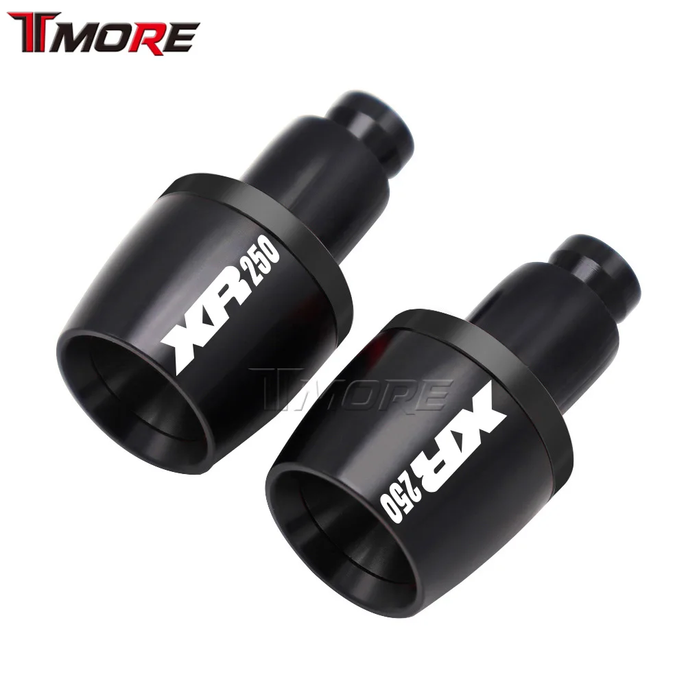 For Honda XR250 XR 250 1995-2015 Motorcycle Accessories Universal Aluminum Handlebar Grips Bar Ends Cap Counterweight Plug Slide