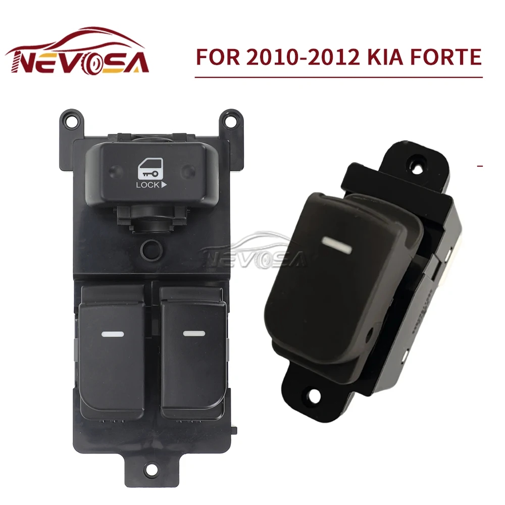 

93570-1M700 For 2010-2012 Kia Forte Forte Koup 93570-1M710 Electric Master Power Window Lifter Control Switch Regulator Button