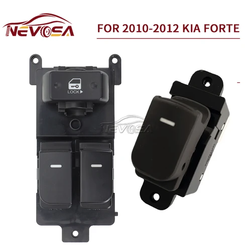 93570-1M700 para 2010-2012 Kia Forte Koup 93570-1M710 botón regulador de interruptor de Control de elevador de ventana eléctrico maestro