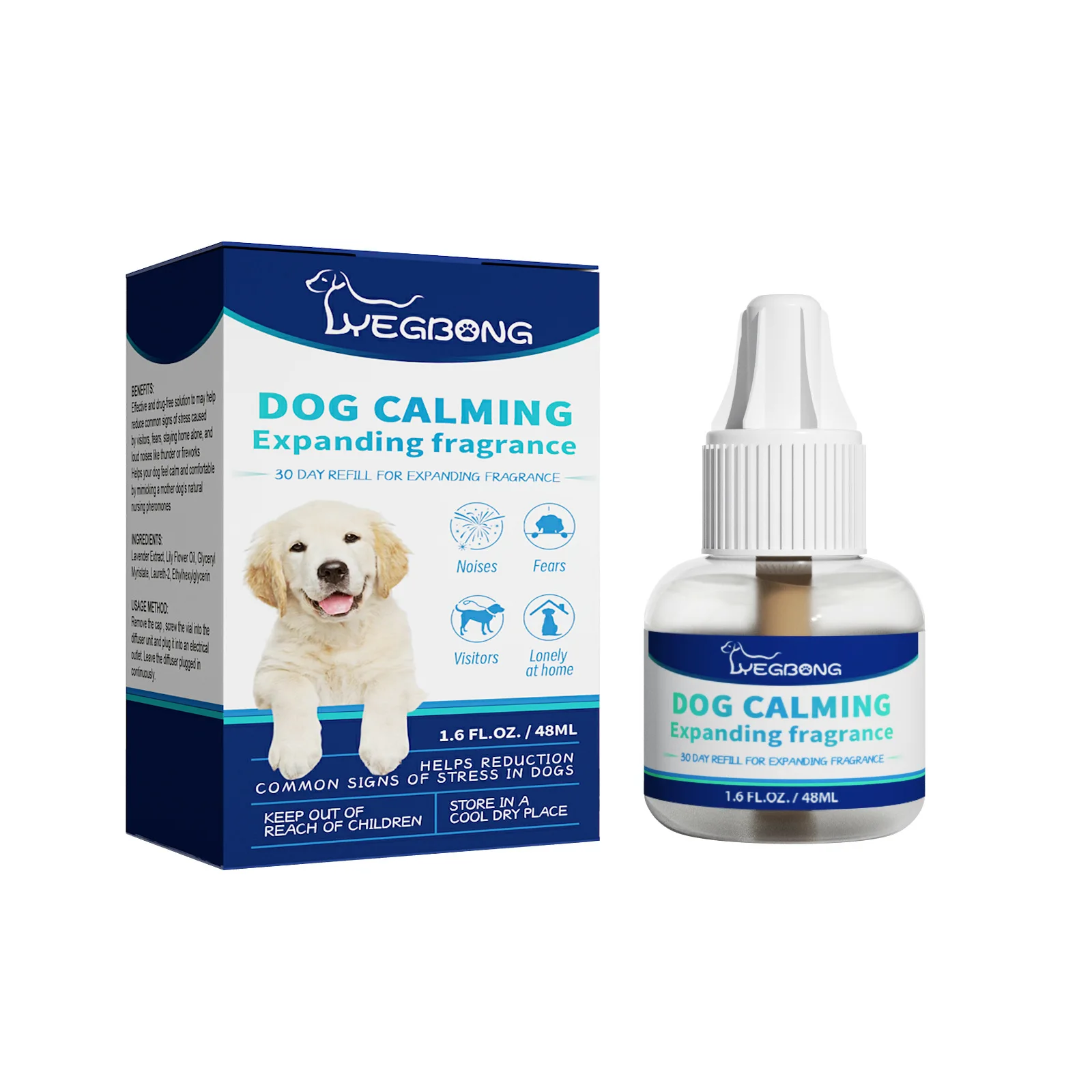 Dog Calming Liquid Noise Reduction Anti Anxiety Relieve Emotions Stress Prevent Howling Fighting Soothing Cat Calming Diffuser