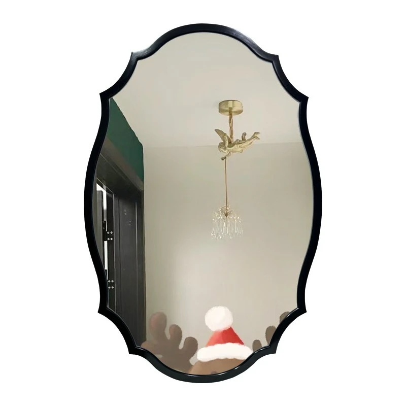 

French antique retro bathroom bathroom mirror American bathroom wall mirror dressing mirror