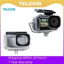 TELESIN 45M Action Camera Waterproof Case For DJI Action 3 4 Underwater Diving Housing Cover For DJI OSMO Action 3 4 Accessories