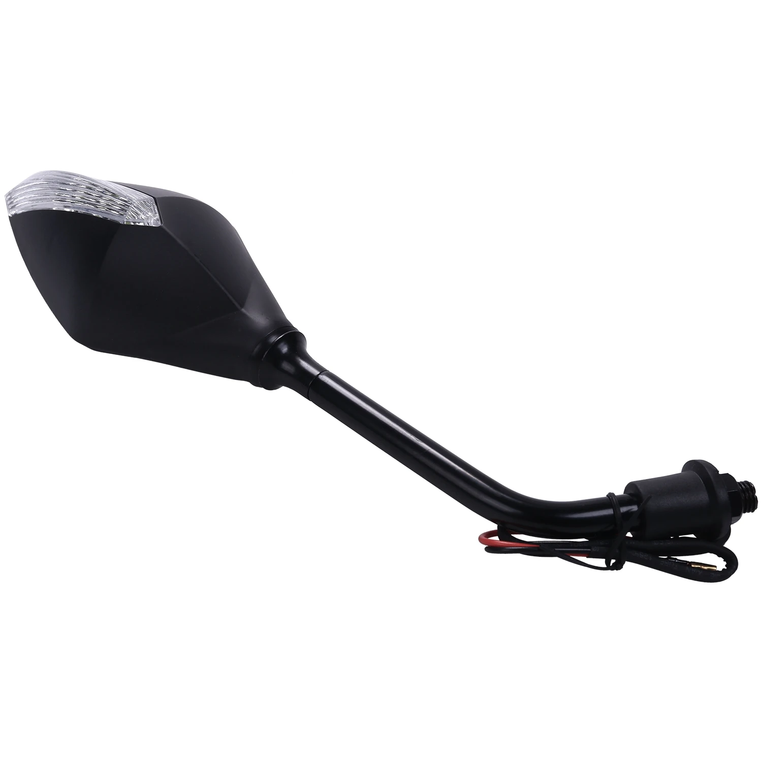 إشارات انعطاف ليد عالمية للدراجات النارية ، مؤشر السكوتر ، 5 ألوان متاحة ، مرايا الرؤية الخلفية ، زوج واحد