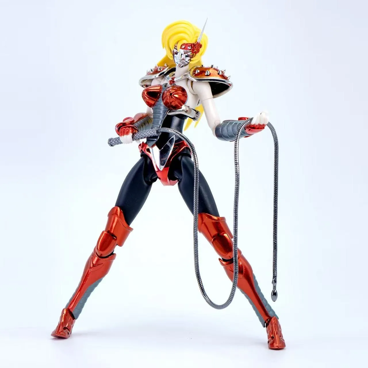 ฟิกเกอร์สะสม โทนี่ ไนท์ ซีเอ็นเอ็ม รุ่น Myth Cloth Ex Red Variant Chameleon Junebronze Knights Of The Zodiac ของเล่นสะสม ของขวัญ