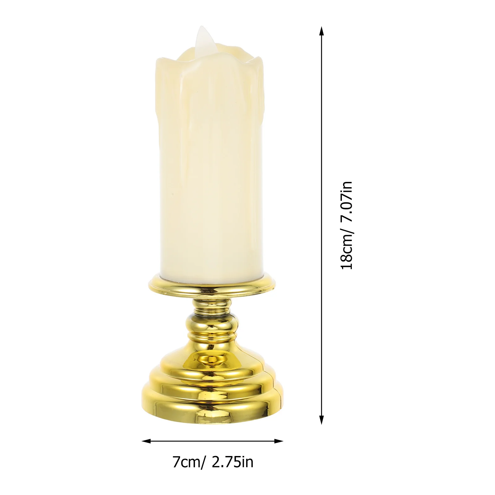 Светодиодные беспламенные свечи с золотой основой, реалистичное мерцающее пламя, романтический свадебный домашний декор, центральная часть стола, долговечная атмосфера