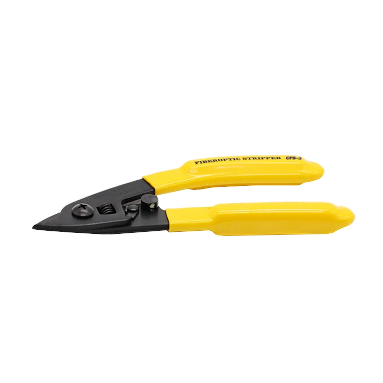 

CFS-3 165 mm Yellow High Quality Fiber Optic Stripper used for moving tube and coating of fibers Steel+Plastic coating