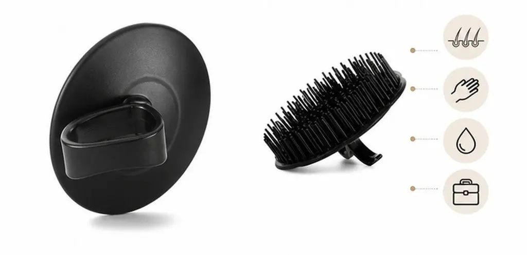 4Pcs Scalp Massager Flexible Bristles Shampoo Brush Hair Care Detangler Lightweight Travel Hair Massager Brush for Men Women