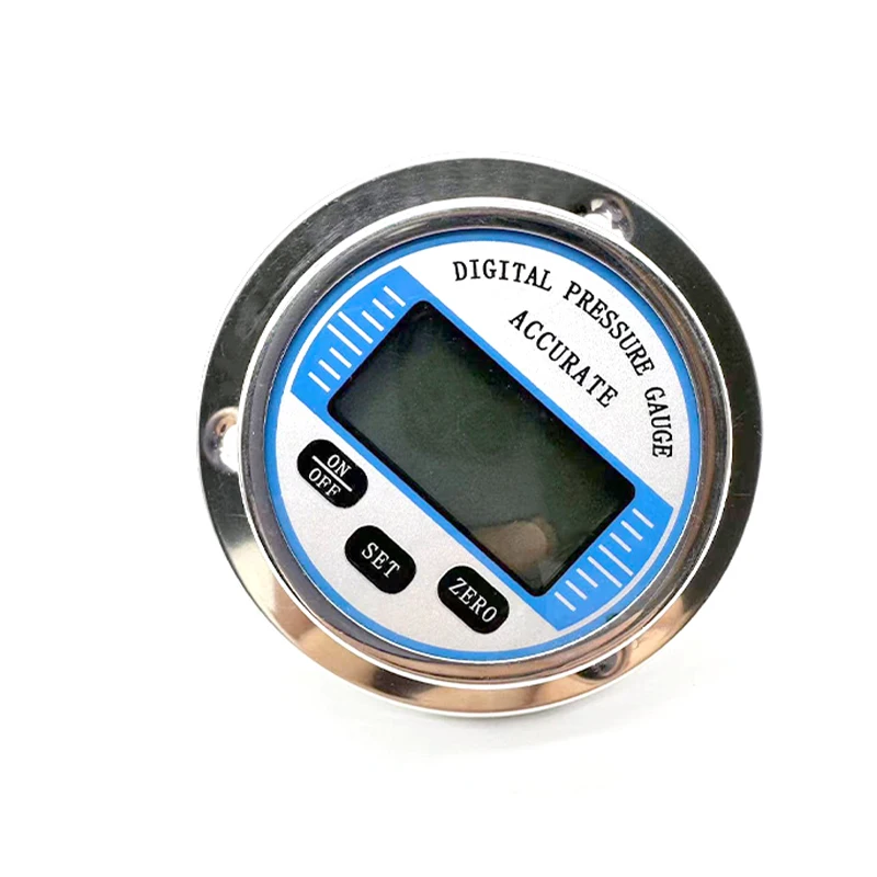 Automation 60mpa Axial Digital Hydraulic Pressure Gauge Excavator Pressure 100mm 3Vdc Digital Manifold Water  Manometer