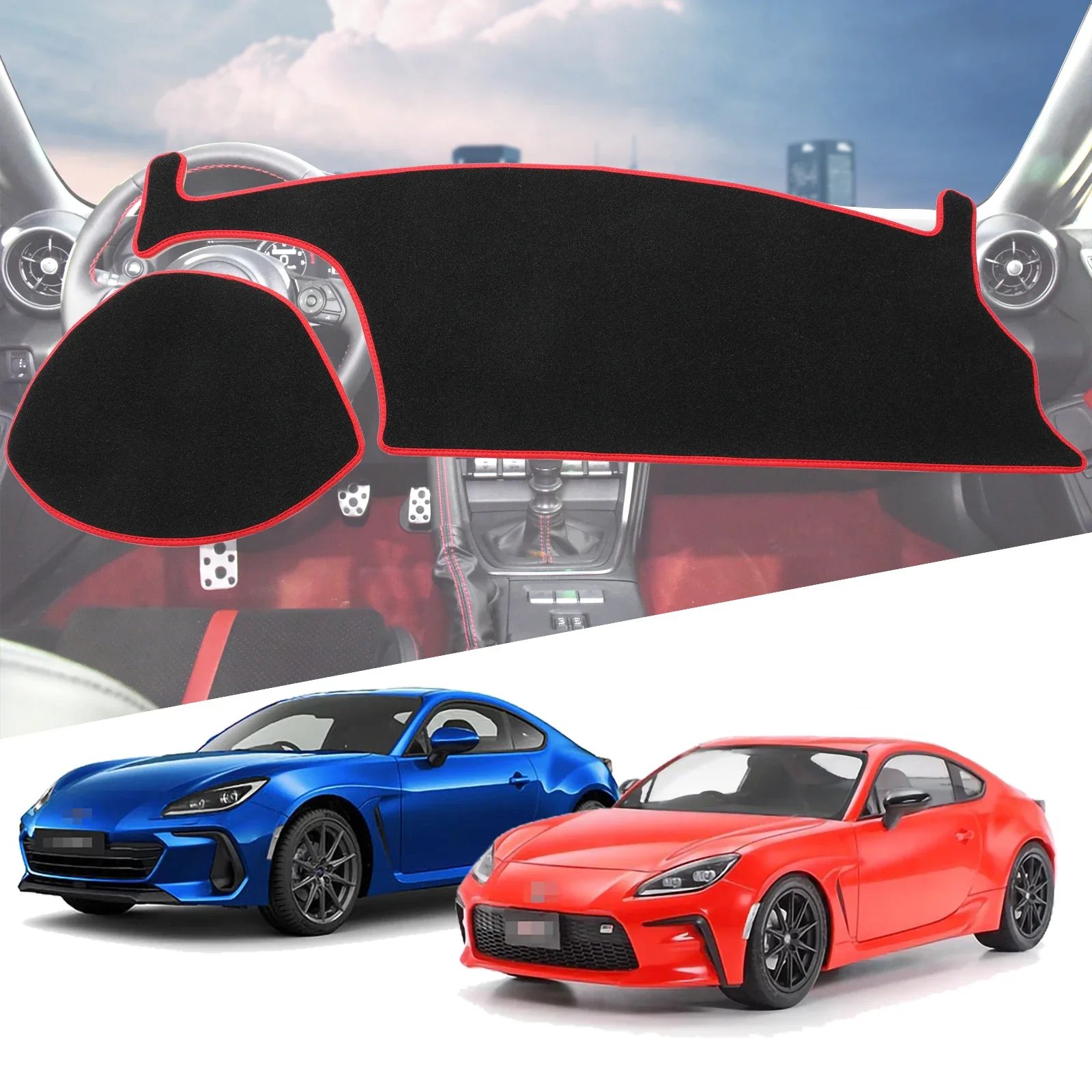 for Toyota 86 Subaru BRZ 2022-2025 GR86 Car Dashboard Mat Accessories Sunshade Protective Pad Carpet Cover