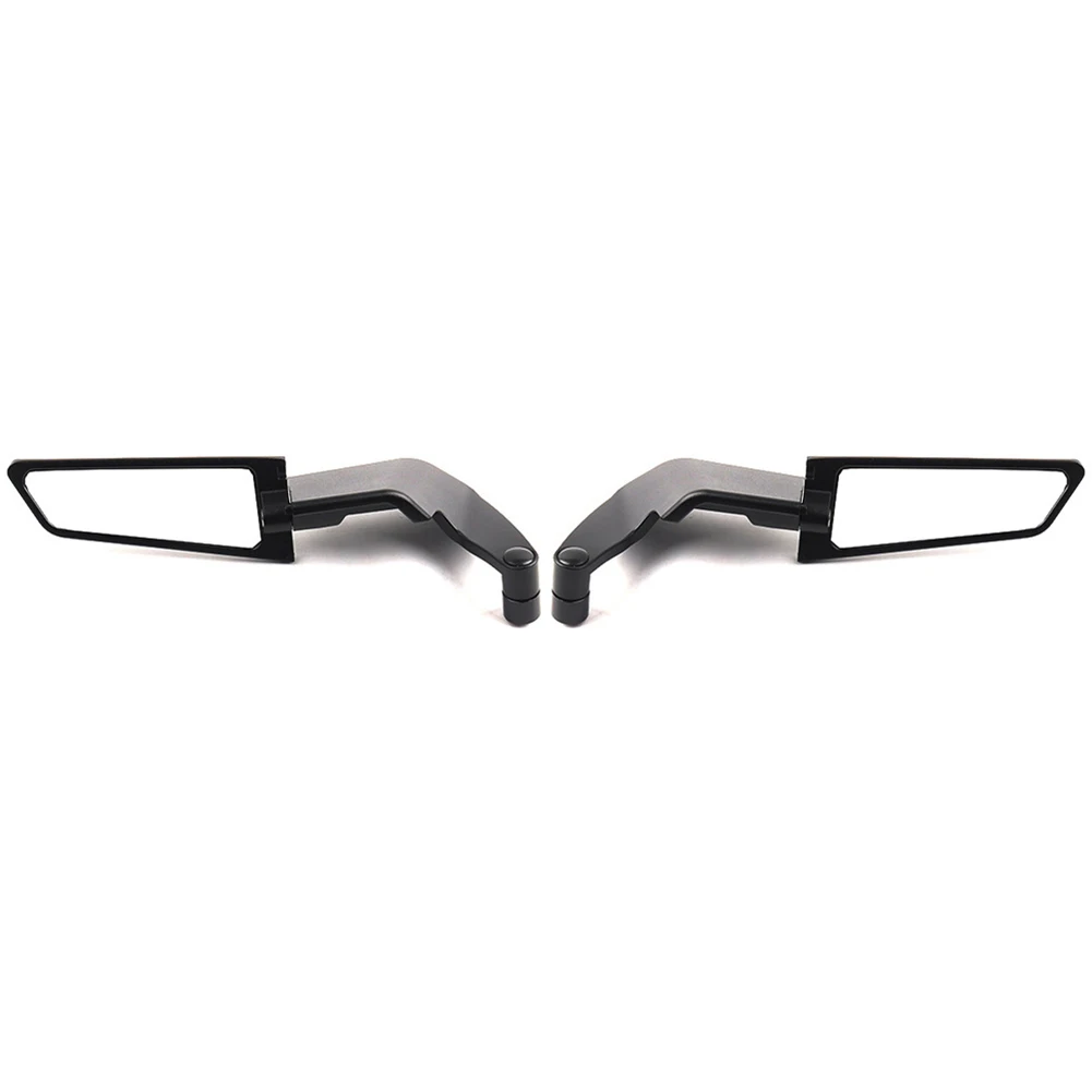 

Motorcycle Rear View Mirrors 10mm 8mm Stealth Wind Wing Side Mirrors Aluminum Alloy Universal Rotating Rear View Mirrors