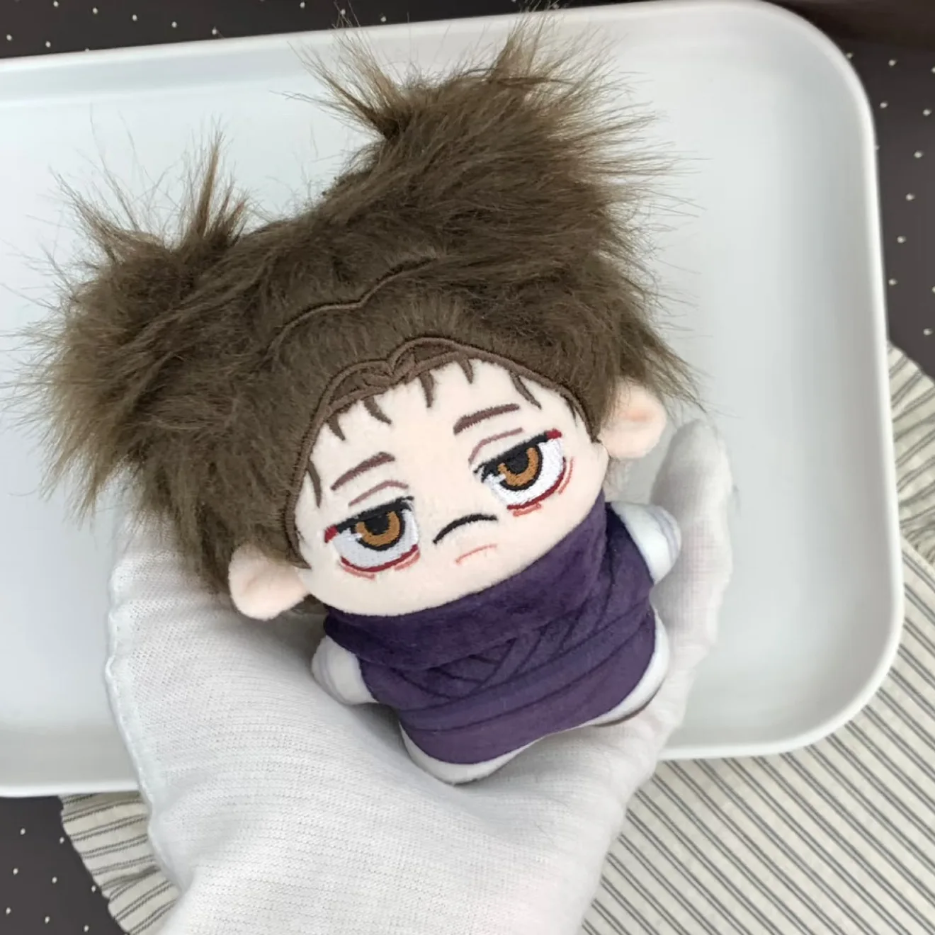 2026 New Kawaii JujutsuK Doll Anime Gojo Satoru Plush Keychain Cute JJK Figure Cotton Plush Doll Yuji Choso 10cm Toy Fans Gifts - view 5