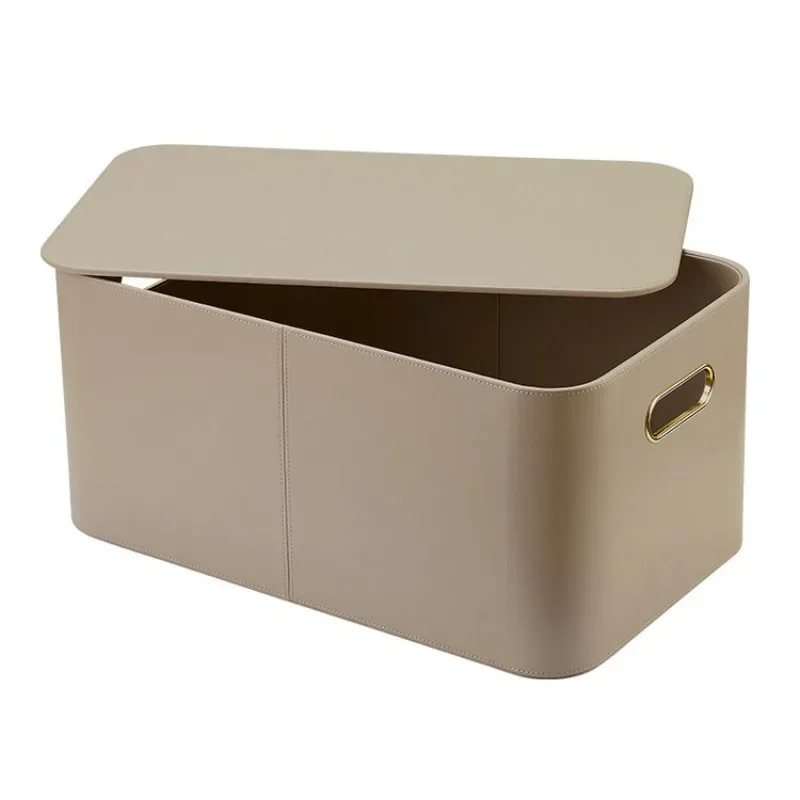 

Thickened extra large storage box Household storage box with lid Dust basket sundries