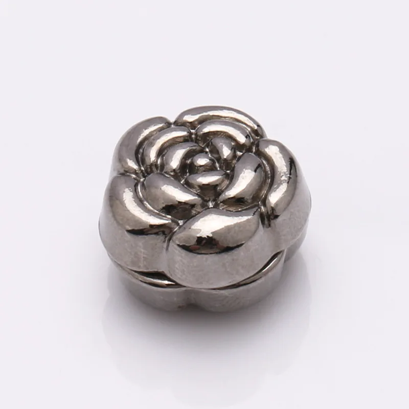 Retro Blume Brosche Metall Magnetische Hijab Clip für Frauen Muslimischen Seide Schal Schal Kein Loch Pins Mode Schmuck Zubehör – Detail 3