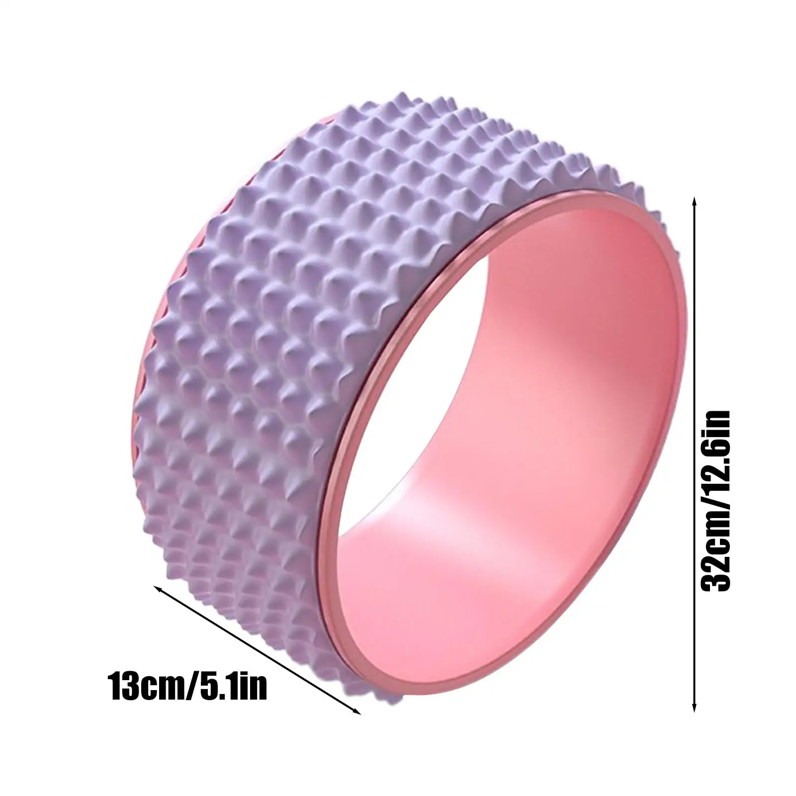 عجلة اليوغا عجلة الظهر لتدليك الأنسجة العميقة معدات البيلاتيس لتمدد تدليك التوازن الرياضة ممارسة المرونة #6