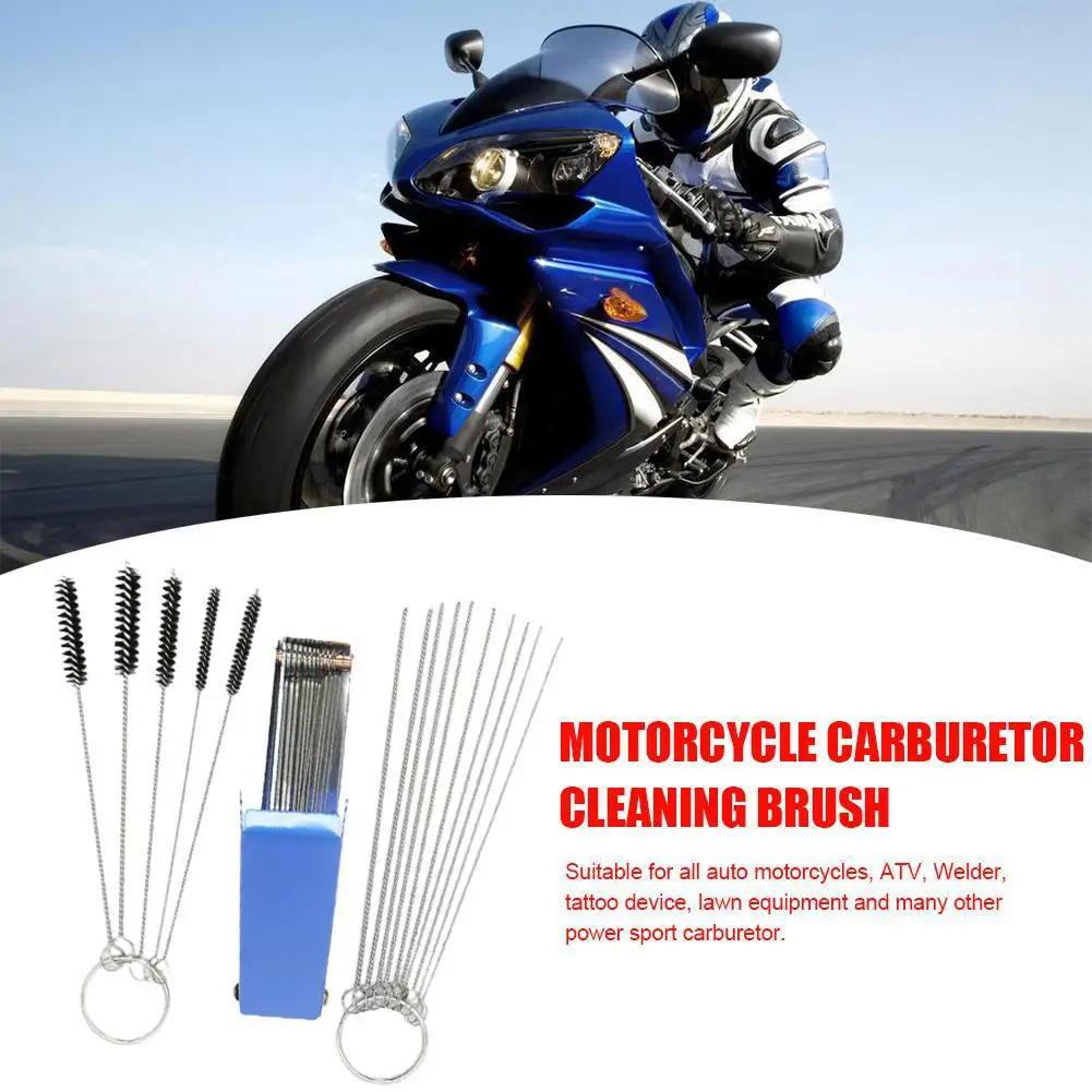 Cleaning Needles Brushes Repair Tool For Carburetor - Airbrush Spray Gun Nozzle Cleaning Kit Remove Carbon Dirt Jet Cleaner K8R2