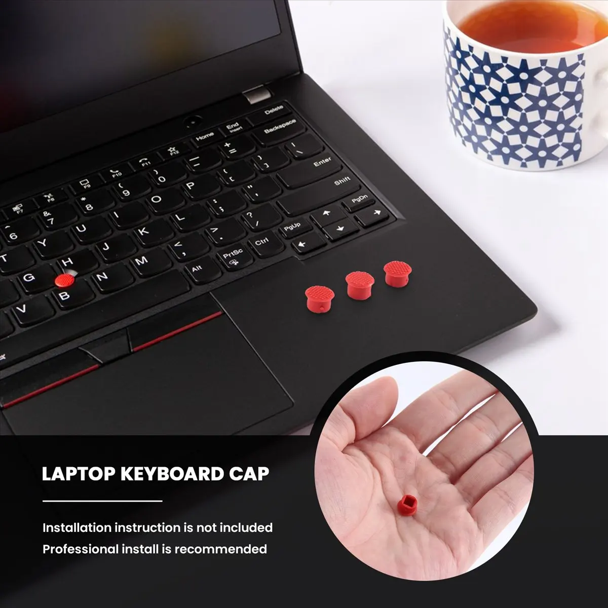 A64I (Big Hole) 3x Laptop TrackPoint Red Cap Collection for /