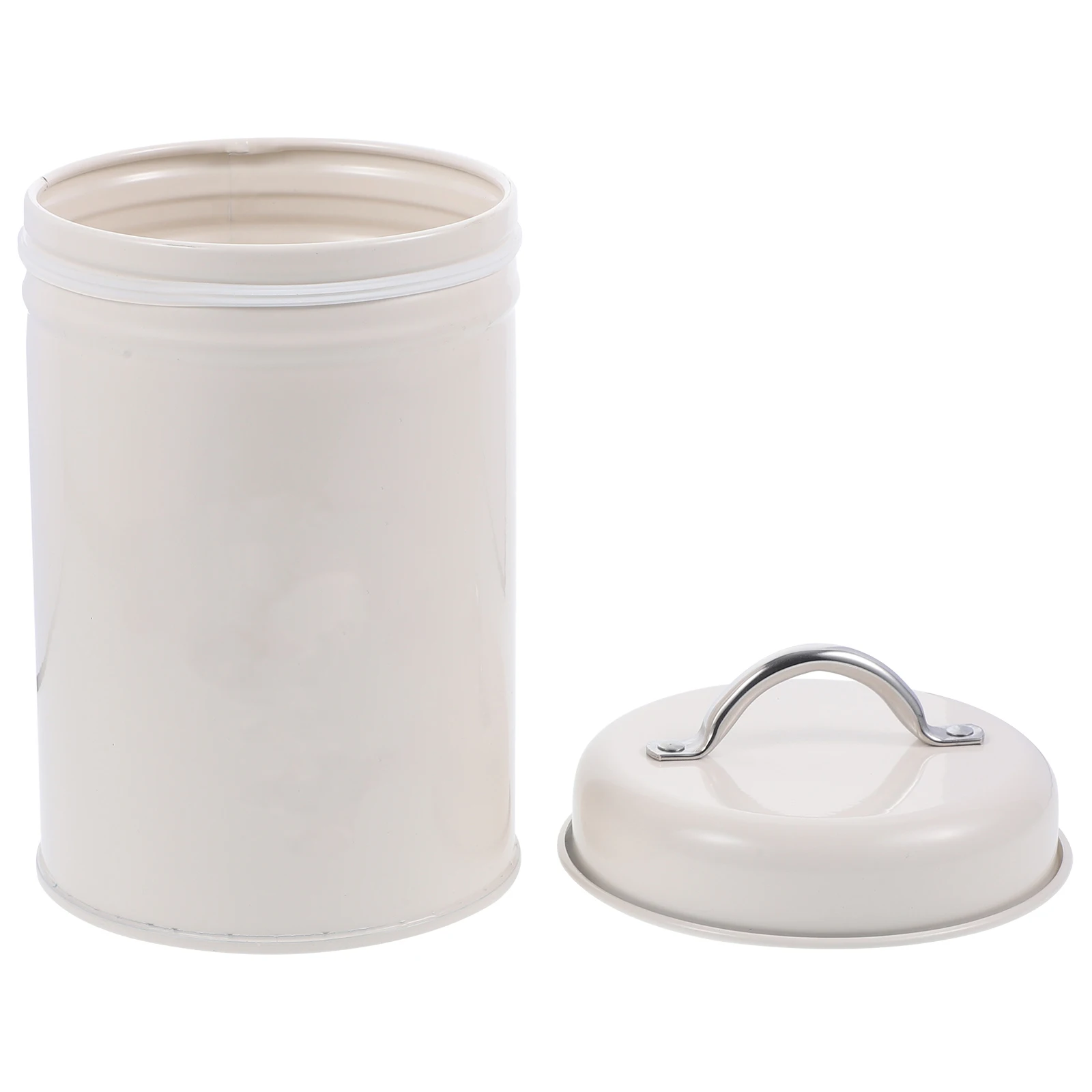 

Airtight Seal Canister For Coffee Tea Sugar Storage Metal Kitchen Organizer Jar Premium Iron Food Container Waterproof Dry