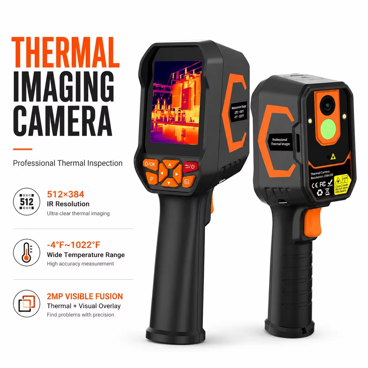 Nf 521 Thermal Imaging Camera - Caméra thermique HoldPeak DP15L, résolution supérieure