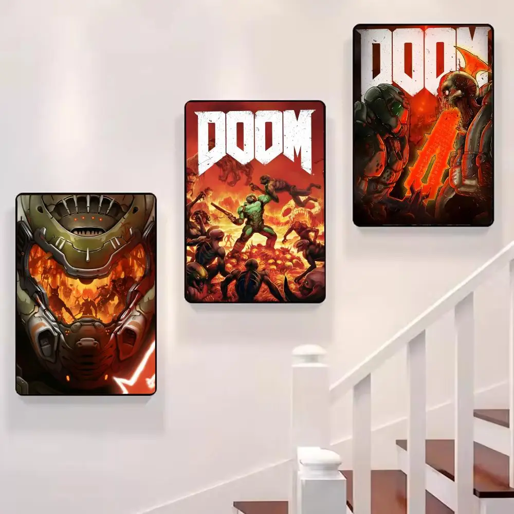 1 قطعة MF Doom اللوحة الخط قماش المشارك: تجعد الحرة للماء دائم جميع الفضاء جدار ديكور