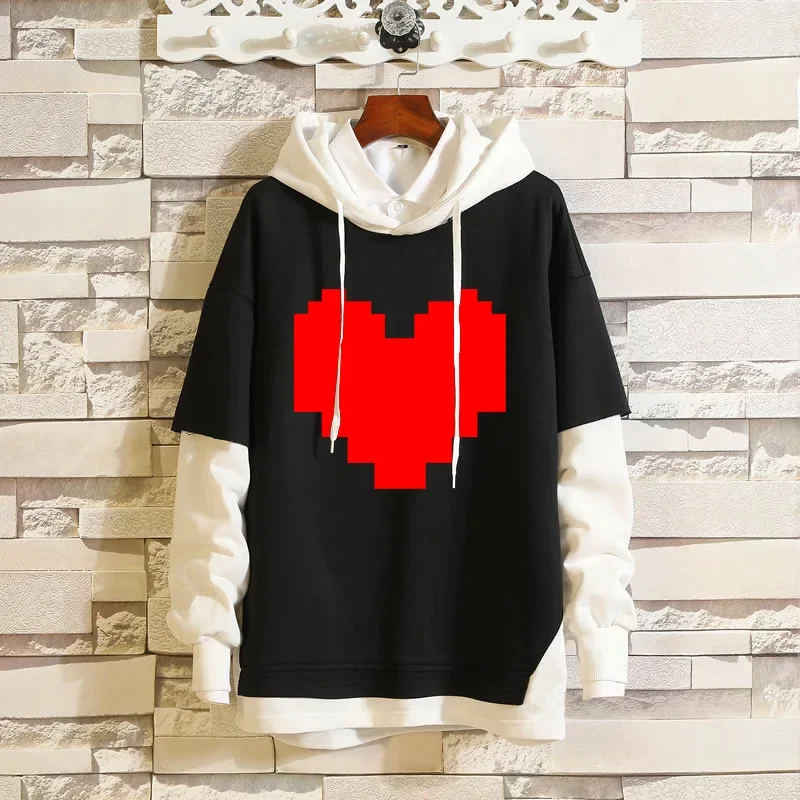 Sudadera con capucha de Anime Undertale Sans para hombres y mujeres, disfraz de Cosplay, clásica 3D Sudadera con capucha, ropa de Hip Hop falsa, 2 piezas