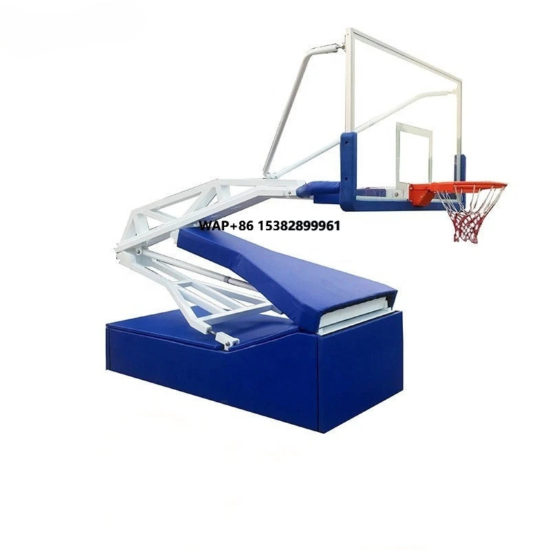 

Professional FIBA Basketball Hoop Stands Indoor Outdoor Foldable Standard System Adjustable Height Portable Basketball Hoop