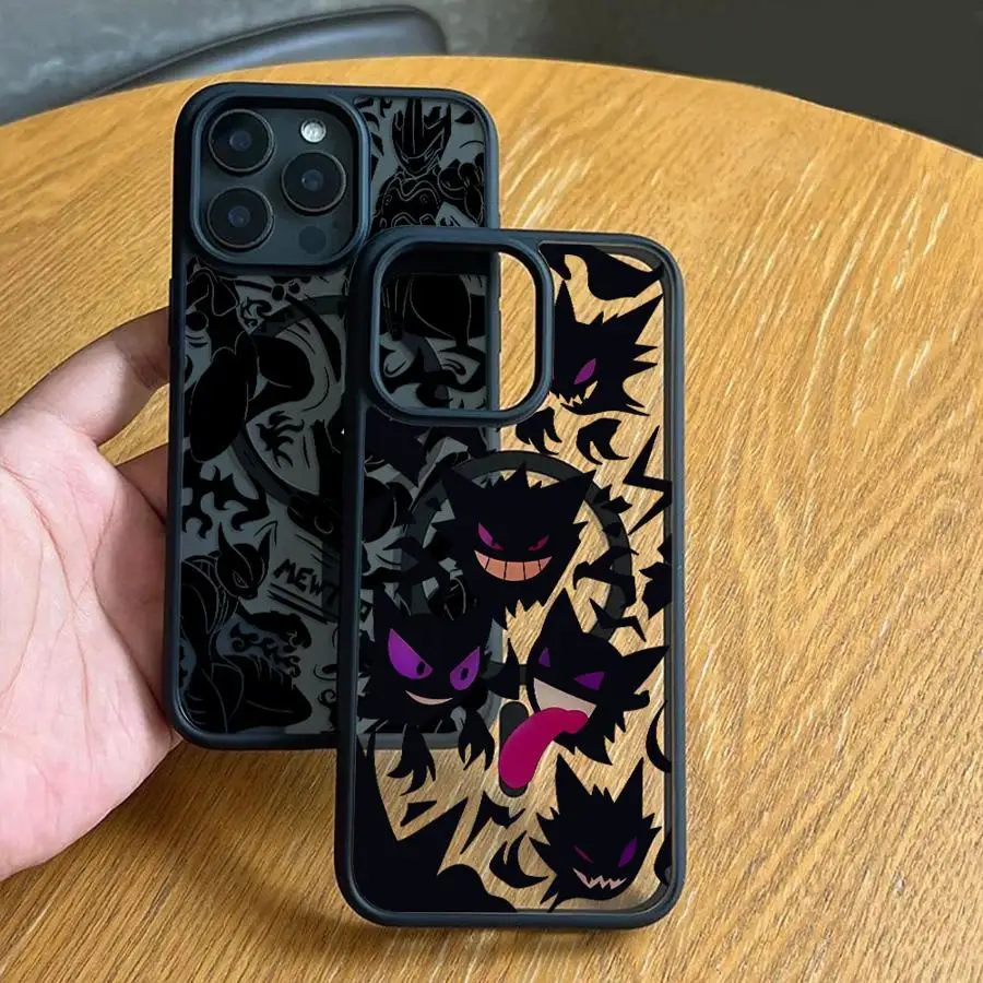 Anime-Pokémon-Hülle für iPhone 18 17 Pro Max 16e 11 14 16 Plus Air 15 17e 13 Mini 12 Rückseiten-Handyhülle